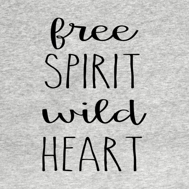 Free spirit wild heart by lunabelleapparel